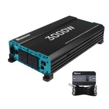 Renogy 3000w/6000w Reiner Sinus Wechselrichter 12v Auf 230v Mit Netzvorrang Und 2 Eu-steckdosen จc Fจนr Haushaltsgerte