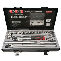 Set 1/2 Super Lock – Bussole da 10 a 32 – Cricchetto a 72 denti – Impugnatura girevole e scorrevole