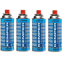 4 Pezzi - Bomboletta Cartuccia A Gas Da 390 Ml Kemper