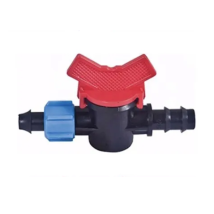 Gncgarden – Vanne d'arrêt pour tube goutte à goutte 12mm à 16mm – Accessoire irrigation – Matériau plastique durable