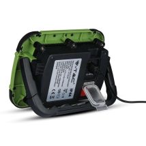 V-tac Vt-20-r 20w Wiederaufladbarer Multifunktions-led-fluter Chip Samsung Kaltweiß 6400k Kunststoffkörper Ip44 - Sku 504