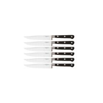 Set Di 6 Coltelli Da Bistecca Con Lame Nere Lisce - 658502-1 - Richardson Sheffield