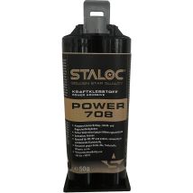 Power 708 2 Komponenten Kleber - Kunststoffkleber Für Pp, Pe, Pom, Teflon Und Epdm, Strukturklebstoff, 50ml - Staloc