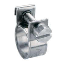 (confezione Da 10) Collare Miniclamp Per Diametri Piccoli - Acciaio Zincato Bianco 14-16