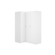 Composición Armario De Rincón Con 3 Puertas Blanco - Essen 1