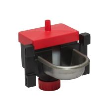 Abbeveratoio automatico Universale INOX – 6x6x3 cm – per galline, fagiani, quaglie, tacchini, colombi e roditori