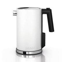 Graef – White Kettle WK901 – 1.25L Capacity – Double-Walled – Temperature Control – Removable Lime Filter