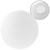 Lámpara Colgante Interlusa Cristal Blanco 30 Cm Diseño Elegante