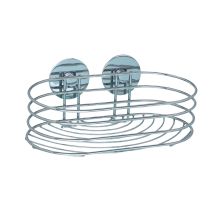 18775100 Turbo-loc Mensola, Fissaggio Senza Trapano, Acciaio, 13,5 X 10,5 X 23,5 Cm, Cromo - Wenko