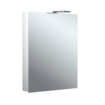 Armario de baño con espejo iluminado LED 500 x 721 x 218 mm – 1 puerta – 4 estantes ajustables – Control táctil – Emco