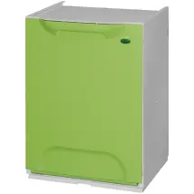 Artplast – Cassonetto per raccolta differenziata verde 34x29xH47 cm – Polipropilene – Dimensioni: 34 x 29 x H 47 cm