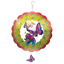 12inch Butterfly Wind Spinners Outdoor,3d Butterfly Wind Spinner--