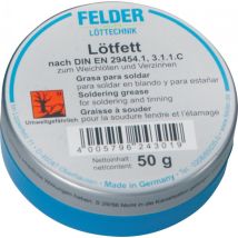Felder – Grasso di saldatura Flux 50 g – Brasatura morbida su rame e leghe di rame