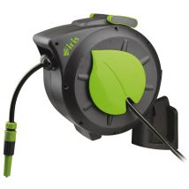 Iris - Avvolgitubo A Parete Rotoroll Autoavvolgente Con Tubo 20 Mt Ecogreen