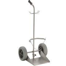 Diable pour brûleur – Charge maximale 75 kg – Acier – Roues anti-crevaison – Hauteur 1107 mm – Largeur 648 mm – Matador