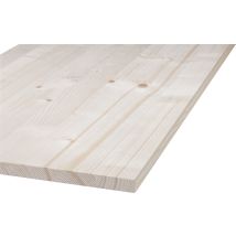 Massivholzplatte Nadelholz Naturwuchs Unfoliert 60 X 200 Cm 18 Mm