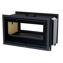Inserto Camino Bifacciale Doppia Combustione 1007x596 Bronpi Cairo Refrattario 13 Kw