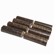 Bûche Calorifique Densifiée 12kg 8 Pcs Woodstock