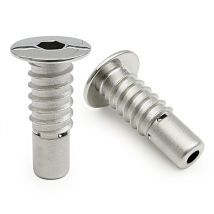 Casquillo ZMK Ø12mm para Mecanismos de Sofá – Acabado Cromo Brillo – Zamak