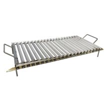 Grillrostpfanne Aus Edelstahl Für Grill Und Kamin 'made In Italy -50 X 40 Cm