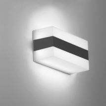 Nobile Illuminazione - Applique Ice 8w 4k Ip65 220-240v Op Antracite Ic20/4k/a