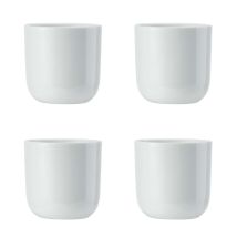 Mikasa Set Di Gessettide 4 Portauovade Porcellana, Portauova Bianchi Per La Tavola Della Colazionede, Portauovade Porcellanade 5cm, Lavabile In 