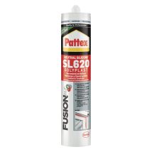Pattex – Neutrales Silikon für Bauanwendungen – 300 ml – Ideal zum Abdichten von Fugen und Rissen – Widerstandsfähig gegen Witterungseinflüsse