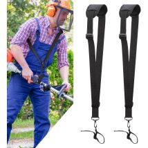 2 Sangles D'Épaule Réglables - Harnais Pour Débroussailleuse Pour Tondeuse À Gazon Avec Ceinture En Nylon Durable Pourjardinage Pour Débroussailleuse 