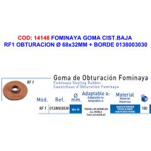 Gomma Inferiore Cist.rf1 Sigillatura 68x18mm Bordo 0138003030 - Fominaya