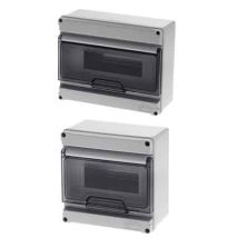Centralino Da Parete C/portello Ip65 4-5 Moduli - 154x114x85 Mm - Grigio