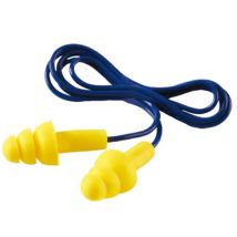 3M EAR Ultrafit Ohrstöpsel – Wiederverwendbar – Geräuschreduzierung bis zu 29 dB – TPE – Gelb-Blau – 50 Paar pro Karton
