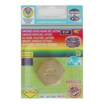 Tapon Fontanero H 3/4' – Latón – Accesorio de plomería para sellar conexiones – Ideal para agua potable y calefacción