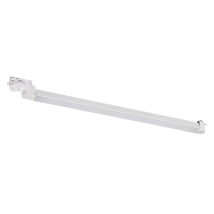 Luminaire Sur Rail 3 Allumages 95cm 40w Irc90 Blanc Sablé Zambelis - 100 Deg - Blanc Chaud - 3000k