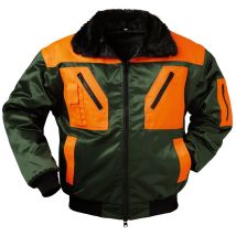 Norway Protection - Forstpilotenjacke Gr.xl Grün/orange 70%polyacryl/30%polyester Webpelzfutter