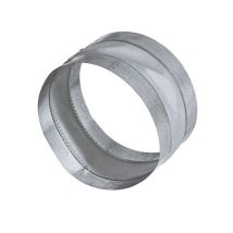 Zehnder Segeltuchstutzen SILVERTOP 52 – CZIOPT028759 – verzinktes Stahlblech – vibrationsreduziert – geräuscharm – für Lüftungsanlagen