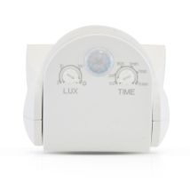 Vision-El – Rilevatore di movimento infrarossi 300W IP65 180°/360° – Rilevamento fino a 12 metri – Installazione esterna