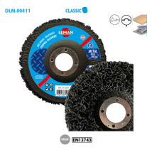 Leman – Disco di pulizia sbavatura 115x22mm nylon – 10 dischi in nylon per metallo – Finitura professionale