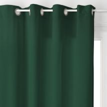 Univers Decor - Rideau D'Ameublement Lilou Effet Velours 140 X 260 Cm Atmosphera - 1 Panneau - Vert Jade
