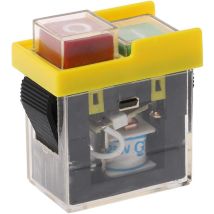 Yozhiqu - Ac 250v 6a Waterproof Magnetic Switch Electromagnetic Push Button Machine Saw Cutter Drill On Off