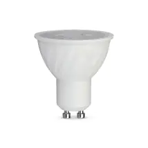 Foco Led V-tac Gu10 6w 110° Cubierta Transparente 4000k