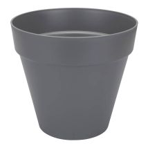 Elho - Pflanztopf Loft Urban Ø 25 X 22 Cm Anthrazit Kunststofftöpfe