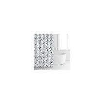 Duschvorhänge Dusch- Oder Badewannenvorhang Wasserdicht Polyester Schnell Trocknend Undurchsichtig Pvc-ringe Enthält 12 Haken Ca. 180 X 200 Cm Weiß 