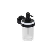 Cosmic – Dosificador de Jabón Negro Mate START 200 ml – 7,6 x 12,3 x 16,5 cm – Garantía 10 años