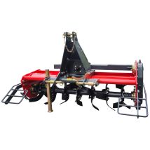 Torros – Fraise Rotative 130 Cm Pour Tracteur 18-22 Ch – Déport Manuel, Cardan, Attelage 3 Points – Fp1300