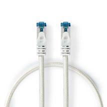 Profigold - Cat6a Netzwerkkabel Sftp Rj45 Stecker Rj45 Stecker 300 M Snagless Rund Geflochten Pvc Silber Karton Mit Sichtfenster 8