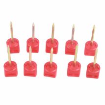 10 Épingles De Cible En Alliage Acier Manganèse Fileté 5/16 Pouces Pour Fixation Papier Cible Tir À L'Arc
