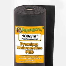 Aquagart - Tejido Acolchado Antihierbas 200 M², 180 G, 2 M, Calidad Superior