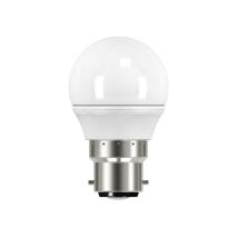 Edm - Energizer S8838 Led Bc (b22) Opal Golf Non-dimmable Bulb, Warm White 470 Lm 5.2w Engs8838