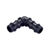 Codo Micro Riego Polipropileno 16mm Negro Antiuv Blue Bird