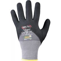 Guante de protección Liquimate – Nitrilo – Talla 8 – Resistente a aceites y grasas – Ideal para ensamblaje y artesanía